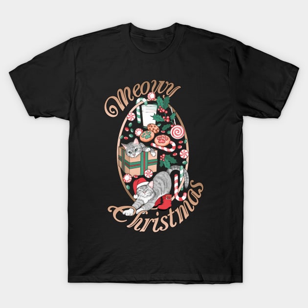 Season's Greeting's from Santa Claws T-Shirt by PerrinLeFeuvre